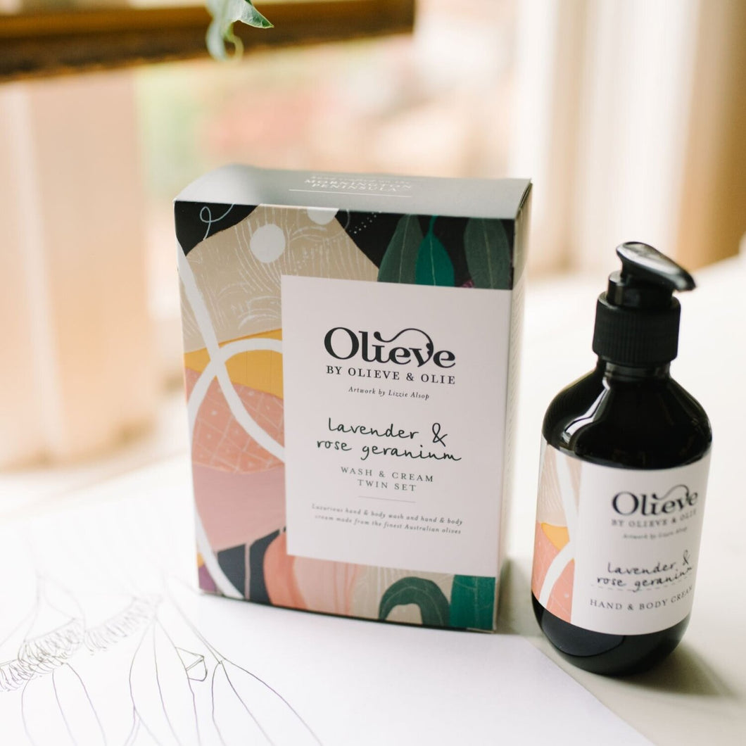 Olieve & Olie - Artist Wash & Cream Twin Set