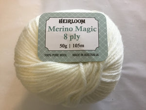 Australian Heirloom Merino Magic Yarn 8ply