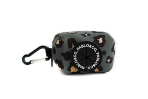The Khaki Leopard Poop Bag Holder